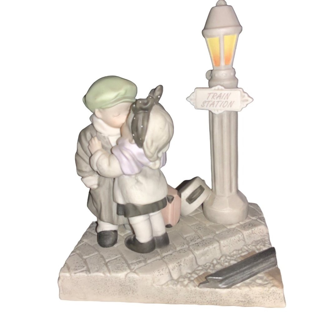 Enesco Bisque 1997 "We've Only Just Begun" Limited Edition Figurine 296058